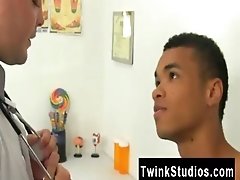 Gay porn Robbie Anthony is getting a check up that leads to a lot
