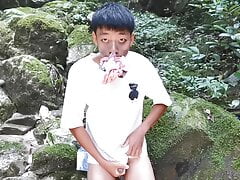 Asian boys Amateur twink boy Mastubating china boy cum cute teen