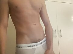 French young boy jerking off his big cock